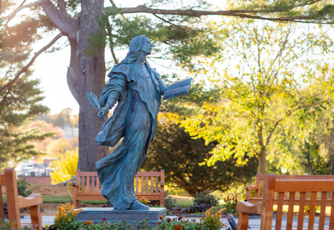 St. Teresa de Avila, Boston College, Pablo Eduardo Sculptor